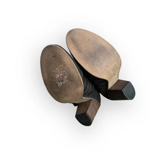 Free People Black Hybrid Strappy Bootie Size eu 41 US 8.5 - Picture 8 of 8